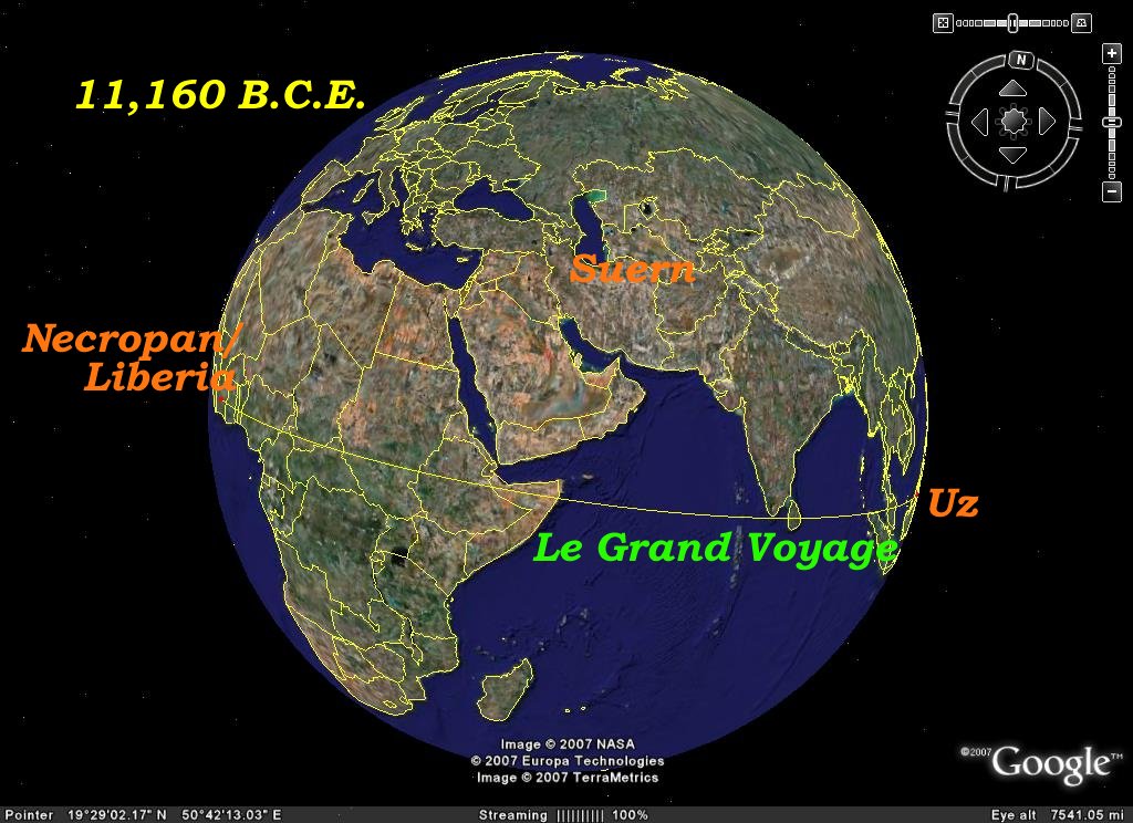 Le Grand Voyage Eastward.